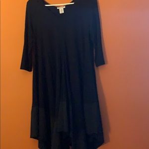 Black quarter sleeve fun classy dress